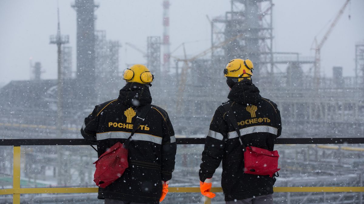 Rafineria Rosnieftu w obwodzie samarskim. Zdjęcie ilustracyjne