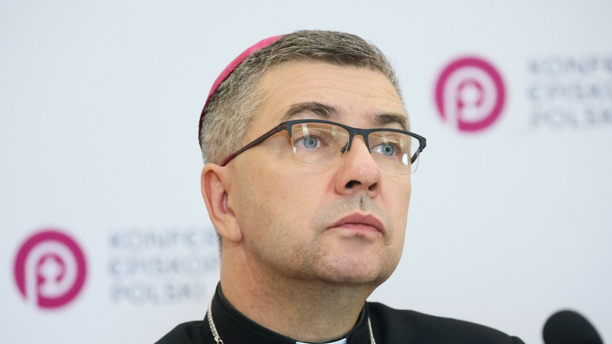 Konferencja prasowa KEP przed XIV Tygodniem Wychowania
Fot. Wojciech Olkusnik/East News, Warszawa, 05.09.2024. Konferencja prasowa Konferencji Episkopatu Polski przed XIV Tygodniem Wychowania.
N/z: biskup Wojciech Osial
Wojciech Olkusnik