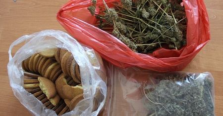W domu 19-latka znaleźli 1,5 kg ciasteczek z marihuaną i susz marihuany