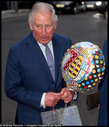 Książę Karol na oficjalnych obchodach swoich 70, urodzin