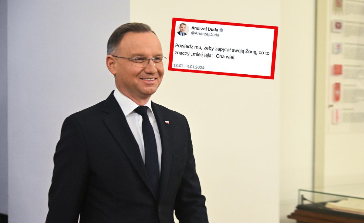 Andrzej Duda pomylił się, wysyłając swój wpis