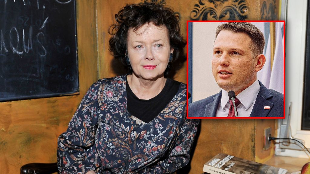 Joanna Szczepkowska i Sławomir Mentzen