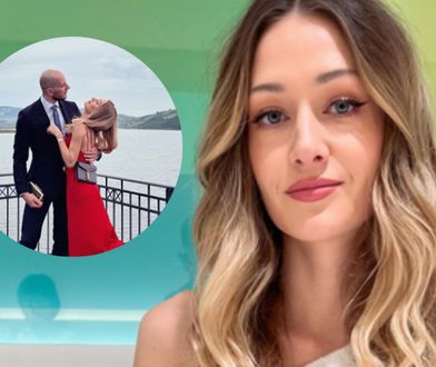 Żona Bartosza Kurka pozuje na weselu Aleksandra Śliwki. Zachwyciła kreacją