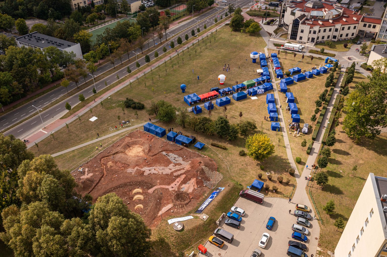 Teren zawodów w Kielcach