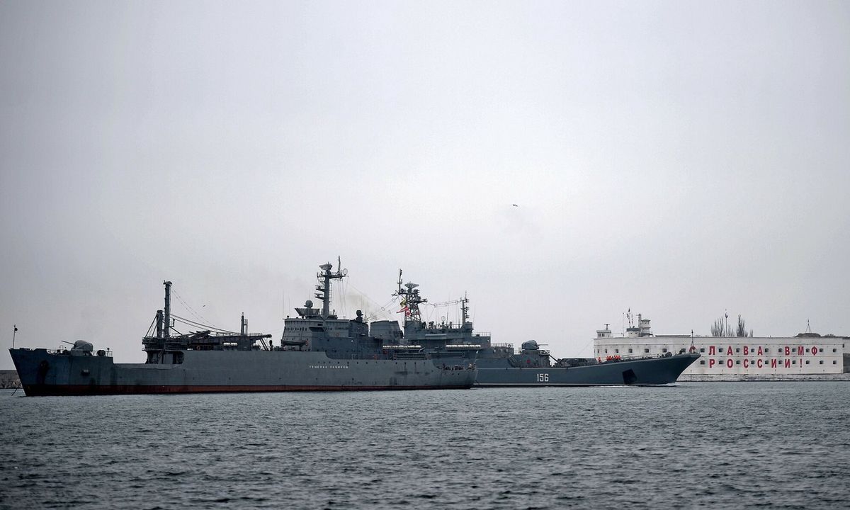 Rosyjski okręt zwiadowczy Iwan Churs miał zostać zaatakowany na Morzu Czarnym (zdjęcie ilustracyjne)