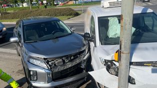 Gorzów: Pijany kierowca Toyoty uderzył w Mitsubishi. Miał 2,6 promila