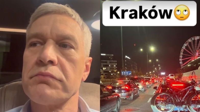 Michał Żebrowski pomstuje na Kraków