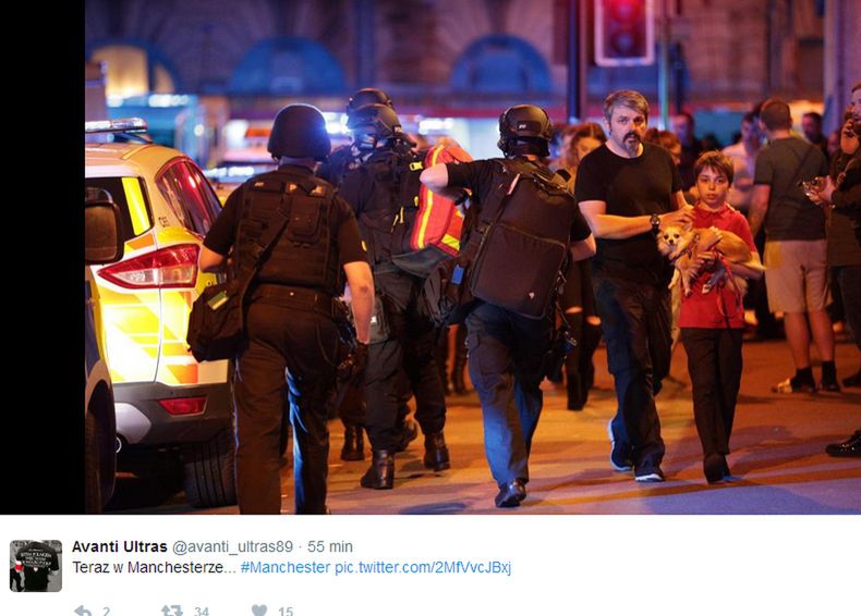 Wybuch w Manchesterze. Policja potwierdziła 22 ofiary śmiertelne