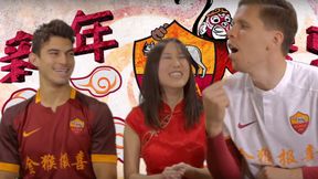 Piłkarze Romy próbowali mówić po chińsku. Szczęsny był najzabawniejszy