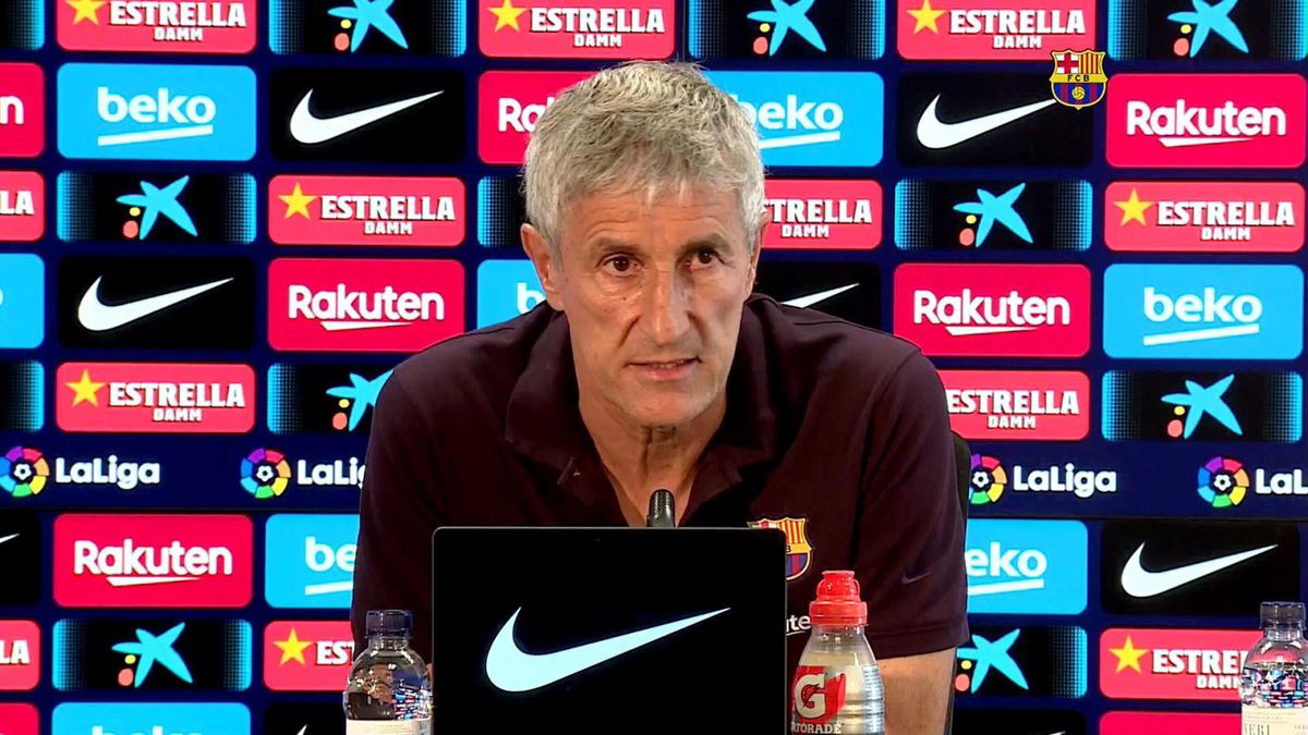 Zdjęcie okładkowe artykułu: PAP/EPA / Na zdjęciu: Quique Setien 