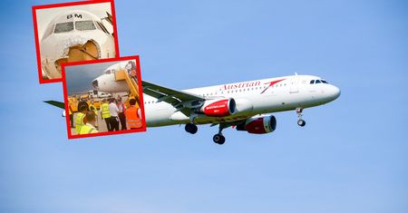 Gradobicie podczas lotu. Maszyna lądowała "bez dzioba"