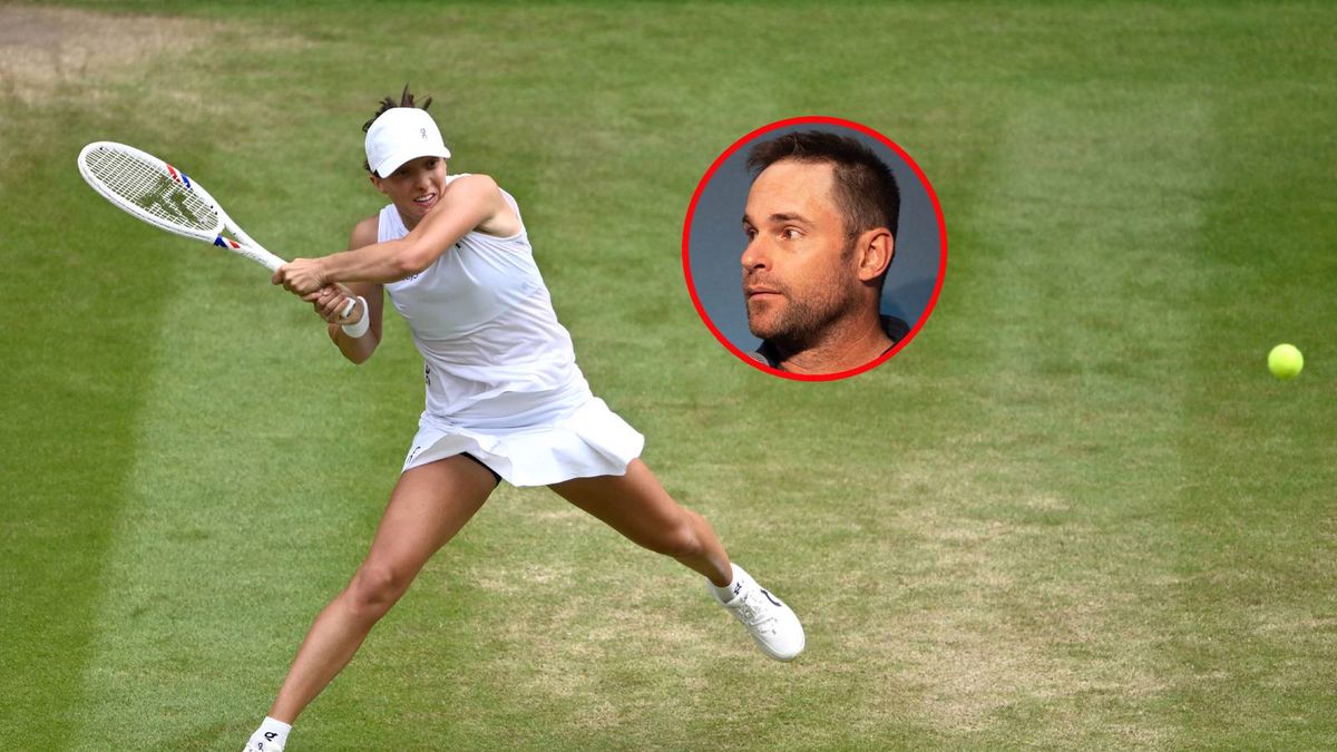 Getty Images / Mike Hewitt/sportico / Iga Świątek i Andy Roddick