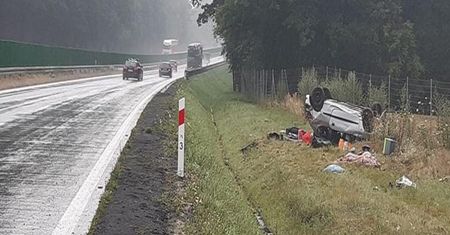Uwaga. Ślisko na polskich drogach. Zobacz, co stało się na A4. Policja apeluje