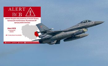 Myśliwce znów w powietrzu. Alert RCB dla Lubelszczyzny