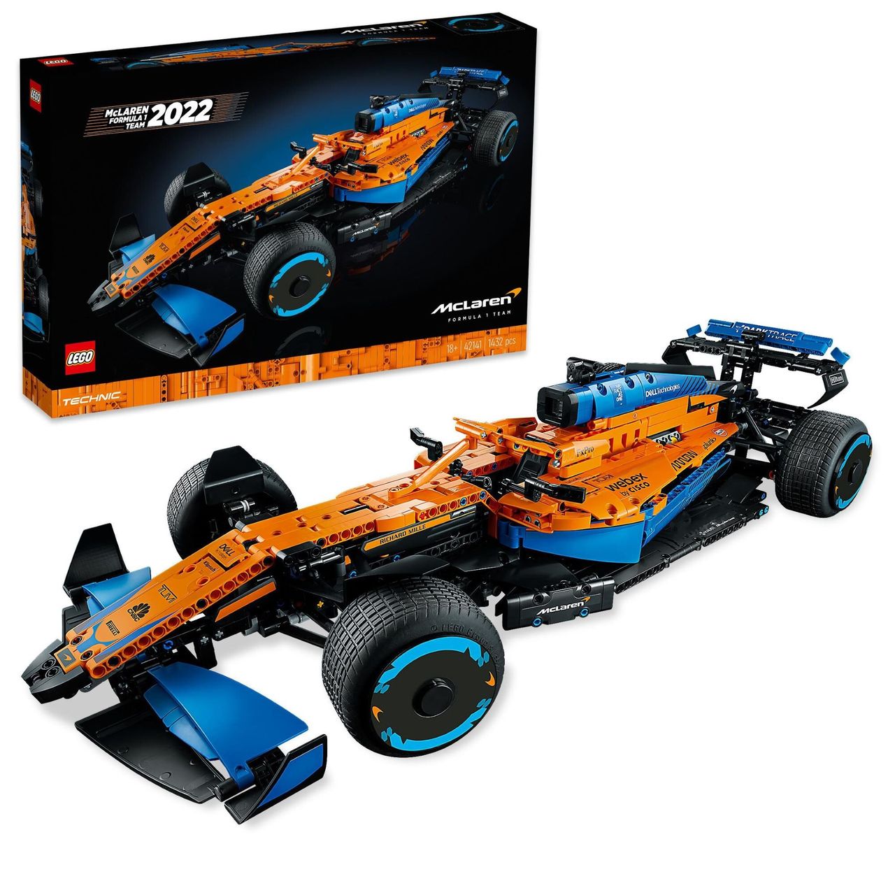 Bolid F1 McLaren z klocków Lego