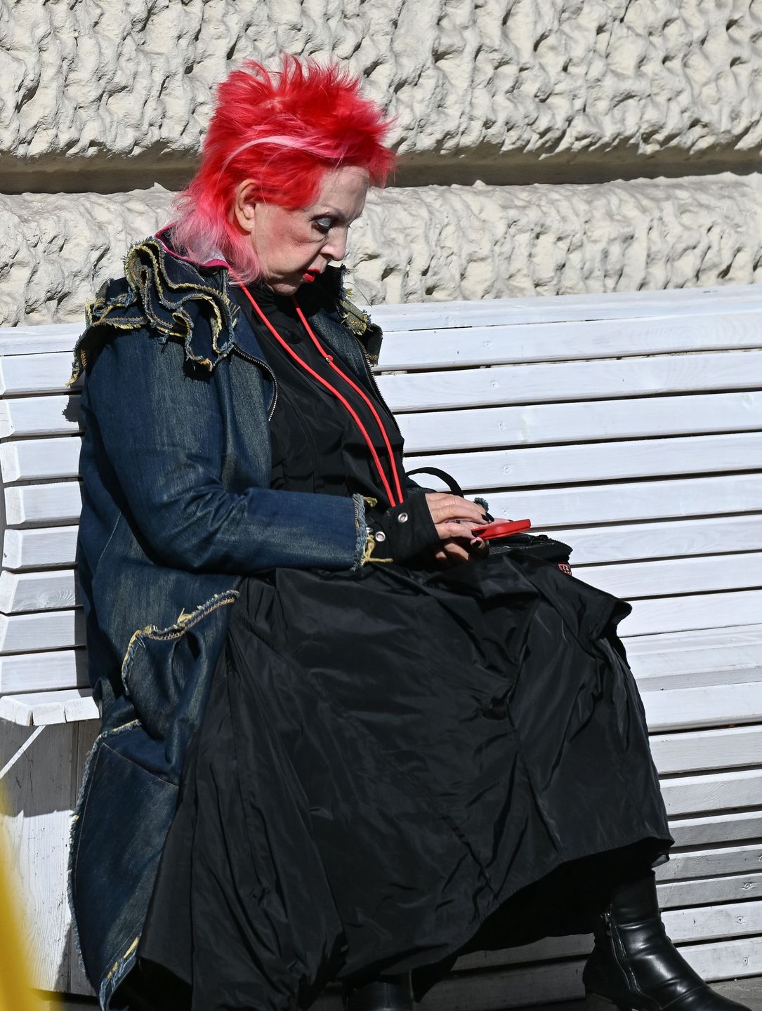 Krystyna Mazurówna "przyłapana" na ulicach Warszawy