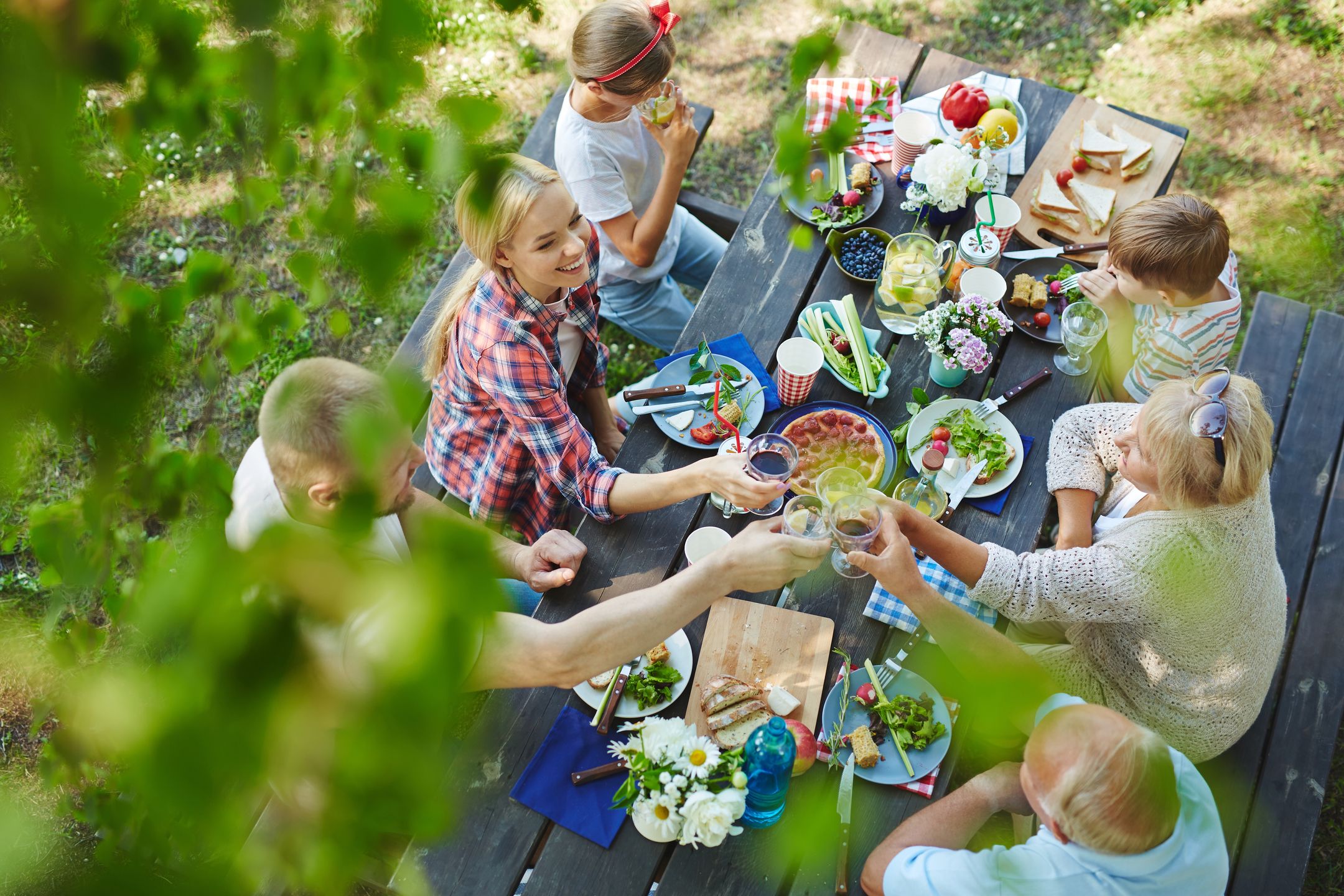 Toasting by dinner
Adults toasting with wineglasses by served table during family dinner
picnic, family, table, served, natural, eco, organic, eco-food, organic-food, slow-food, food, drink, healthy, sustainable, woman, happy, summer, holiday, occasion, Thanksgiving, young, mature, little, child, dinner, man, boy, girl, gathering, get-together, hangout, companion, generation, toasting