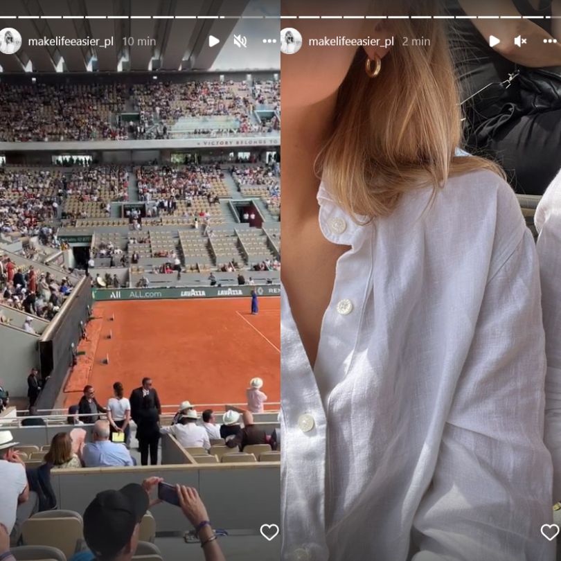 Kasia Tusk i Kinga Rusin wspierają Igę Świątek podczas finału Roland Garros