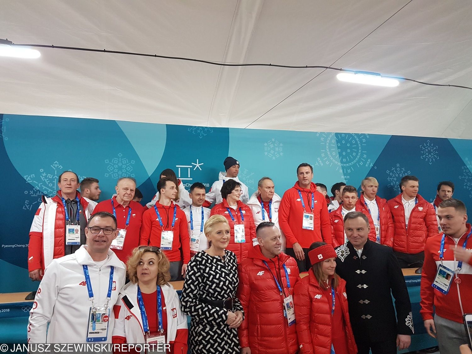 Andrzej Duda i Agata Duda na Igrzyskach Olimpijskich w Korei Południowej
