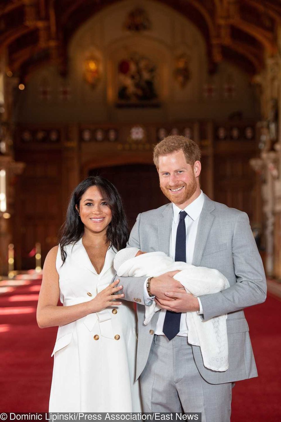 Baby Sussex z Meghan Markle i księciem Harrym