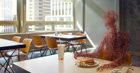 „Human After All” to nowy szokujący projekt Jana Kriwola i Markosa Kaya. Pokazuje człowieka zbudowanego z samych żył