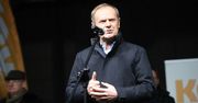 Donald Tusk na proteście ws. "lex TVN". Mocne słowa do prezydenta