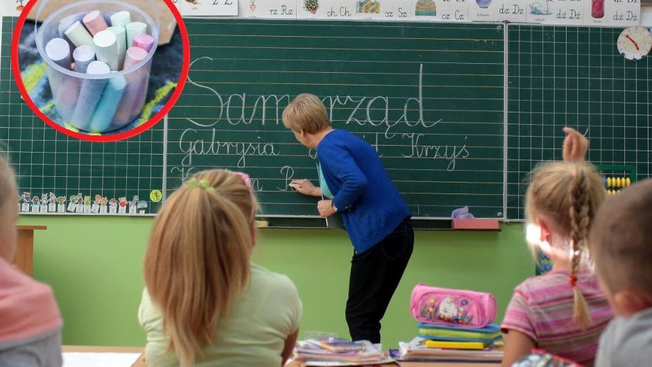 W szkole wybuchła afera o kredę. Matematyczka: "miarka się przebrała"