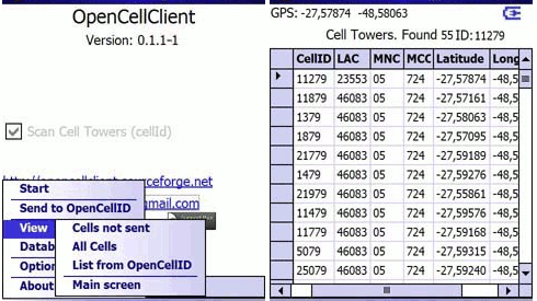Klient OpenCellID dla Windows Mobile 1