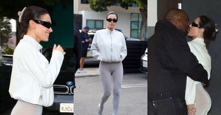 Bianca Censori i Kanye West "przyłapani" po raz pierwszy od gali Grammy. Nie mogli od siebie oderwać ust