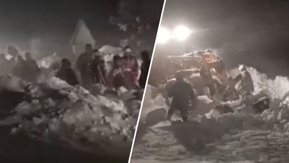 Śnieżyca na Bałkanach