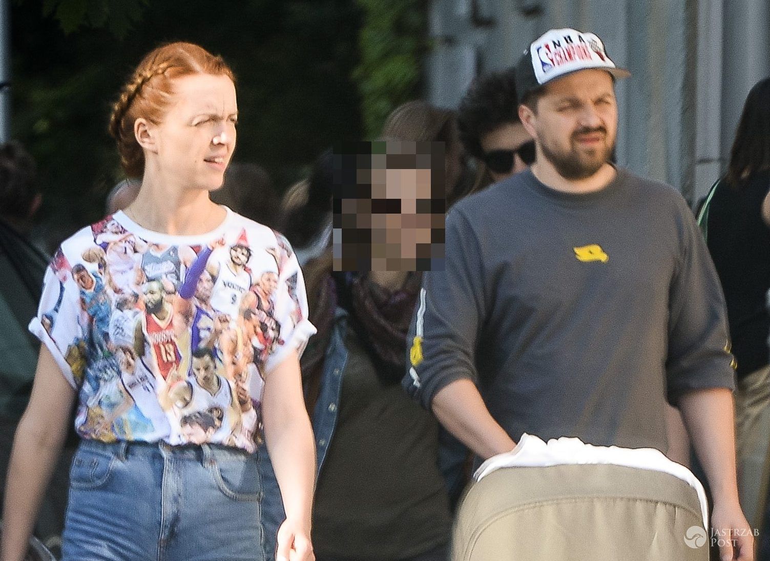 Kasia Burzyńska z mężem Łukaszem Sychowiczem