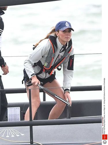 Księżna Kate na regatach żeglarskich  King's Cup 2019