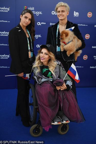 Eurowizja 2018: Julia Samoylova z Rosji na ceremonii otwarcia