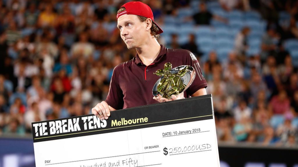 Zdjęcie okładkowe artykułu: Getty Images / Scott Barbour / Na zdjęciu: Tomas Berdych, zwycięzca Tie Break Tens 2018 w Melbourne