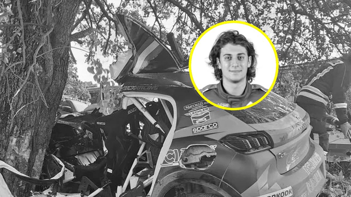 Materiały prasowe / Policja / Red Bull / Na zdjęciu: wypadek Matteo Doretto