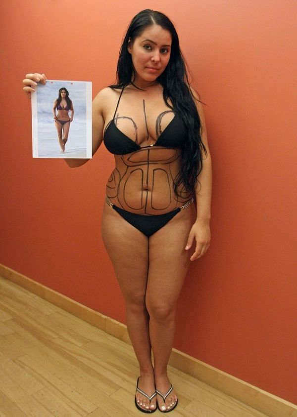 Zrobi wszystko, by upodobnić się do Kim Kardashian!
