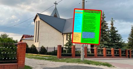 "Nie wolno". Takie słowa z ambony. Ksiądz upomniał sąsiada
