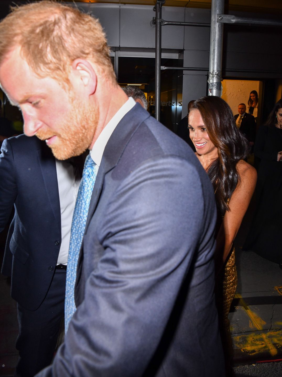 Meghan Markle i książę Harry po gali w Nowym Jorku