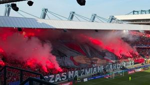 Wyjątkowa oprawa na meczu Wisły Kraków. Tak kibice szykują się na awans