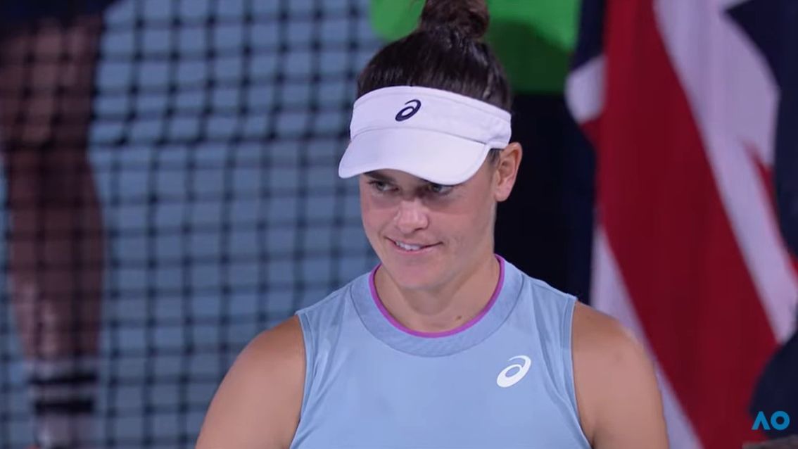Zdjęcie okładkowe artykułu: YouTube / Australian Open TV / Jennifer Brady po komentarzu Naomi Osaki po finale Australian Open 2021