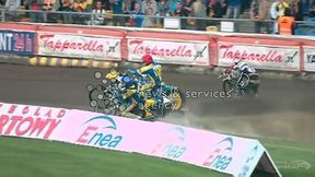 Groźne upadki Adamczewskiego i Łoktajewa w Gorzowie