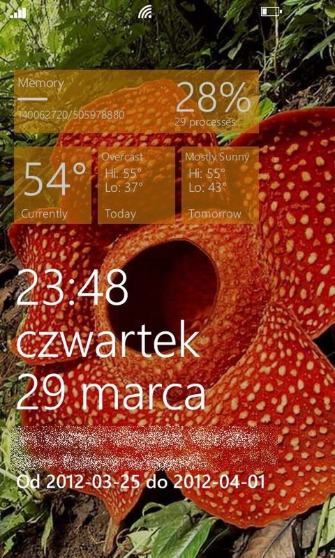 Lock Widgets uruchomione na prawach roota działa wyśmienicie