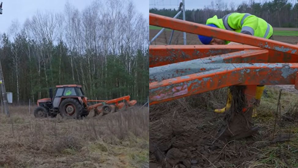 Andrzej z Plutycz z "Rolnicy. Podlasie" zepsuł pług