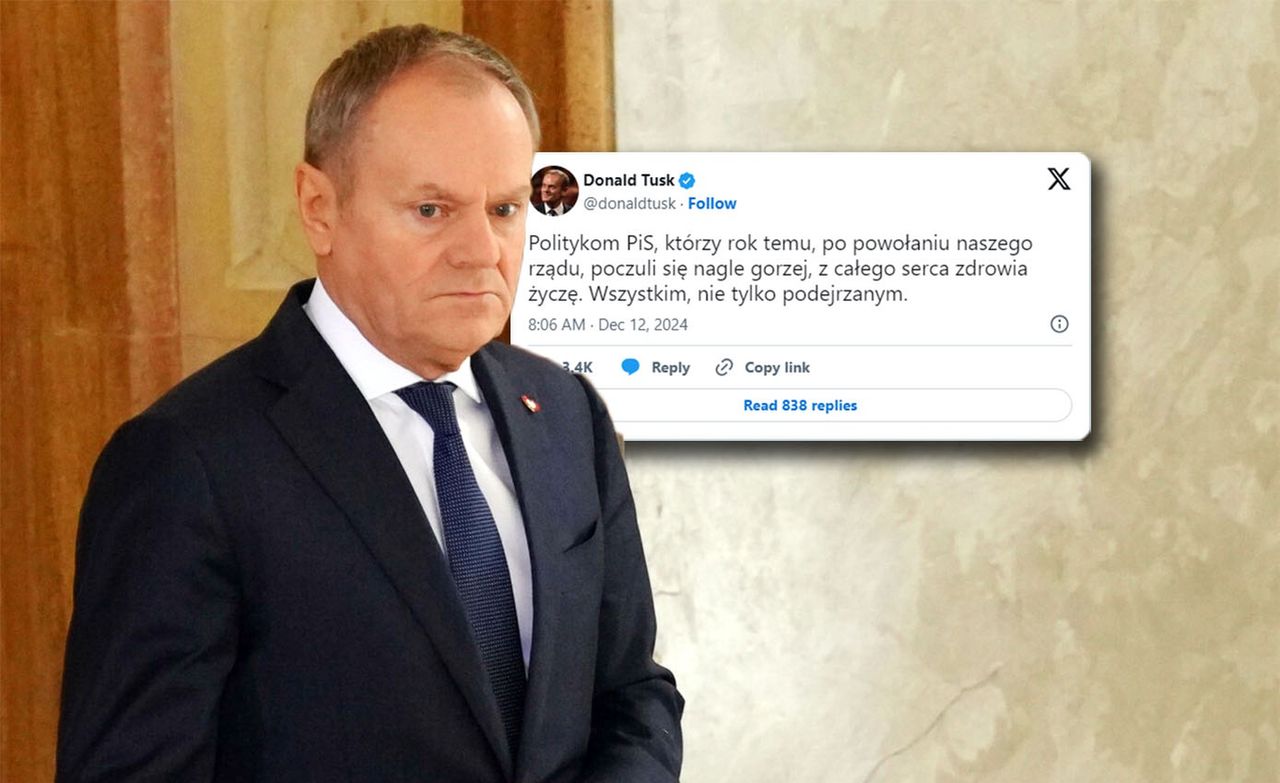 Złośliwe życzenia Tuska. Zwrócił się do polityków PiS