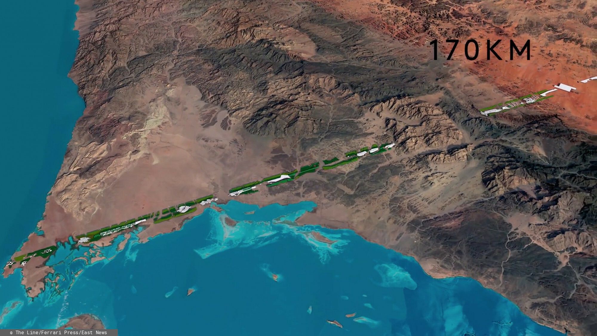 The Line. Tak ma wyglądać megamiasto w Arabii Saudyjskiej
