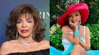 92-letnia Joan Collins olśniewa w białym stroju kąpielowym