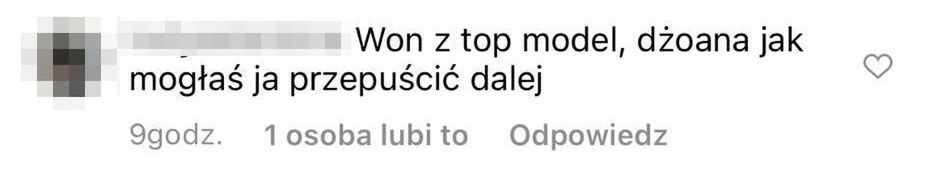 Komentarze po występie Marianny Schreiber w "Top Model"