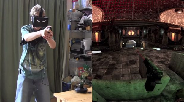 Oculus Rift + Razer Hydra = bardzo realistyczna strzelanka