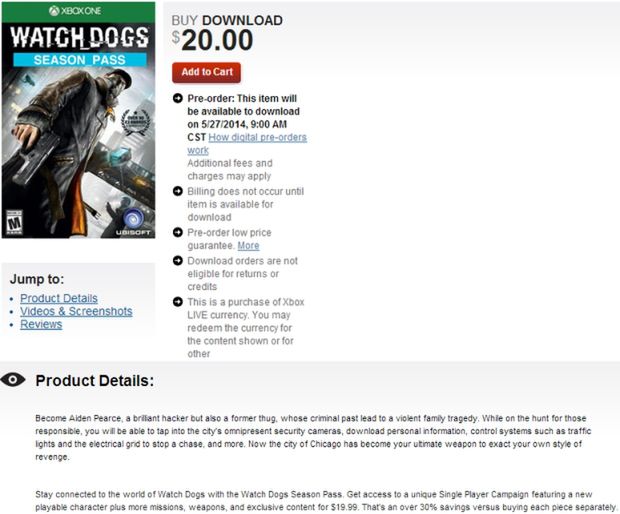 Karnet na dodatki do Watch Dogs zdradza czego możemy się spodziewać po premierze
