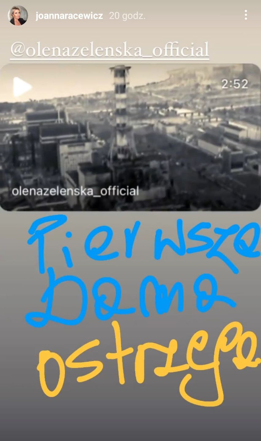 Joanna Racewicz przekazuje ostrzeżenie od Ołeny Zełenskiej